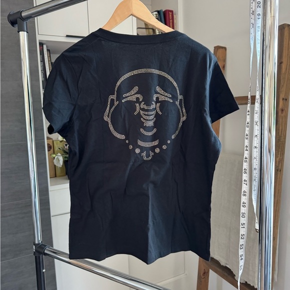 True Religion Black Graphic Short Sleeve Tee - Picture 1 of 6
